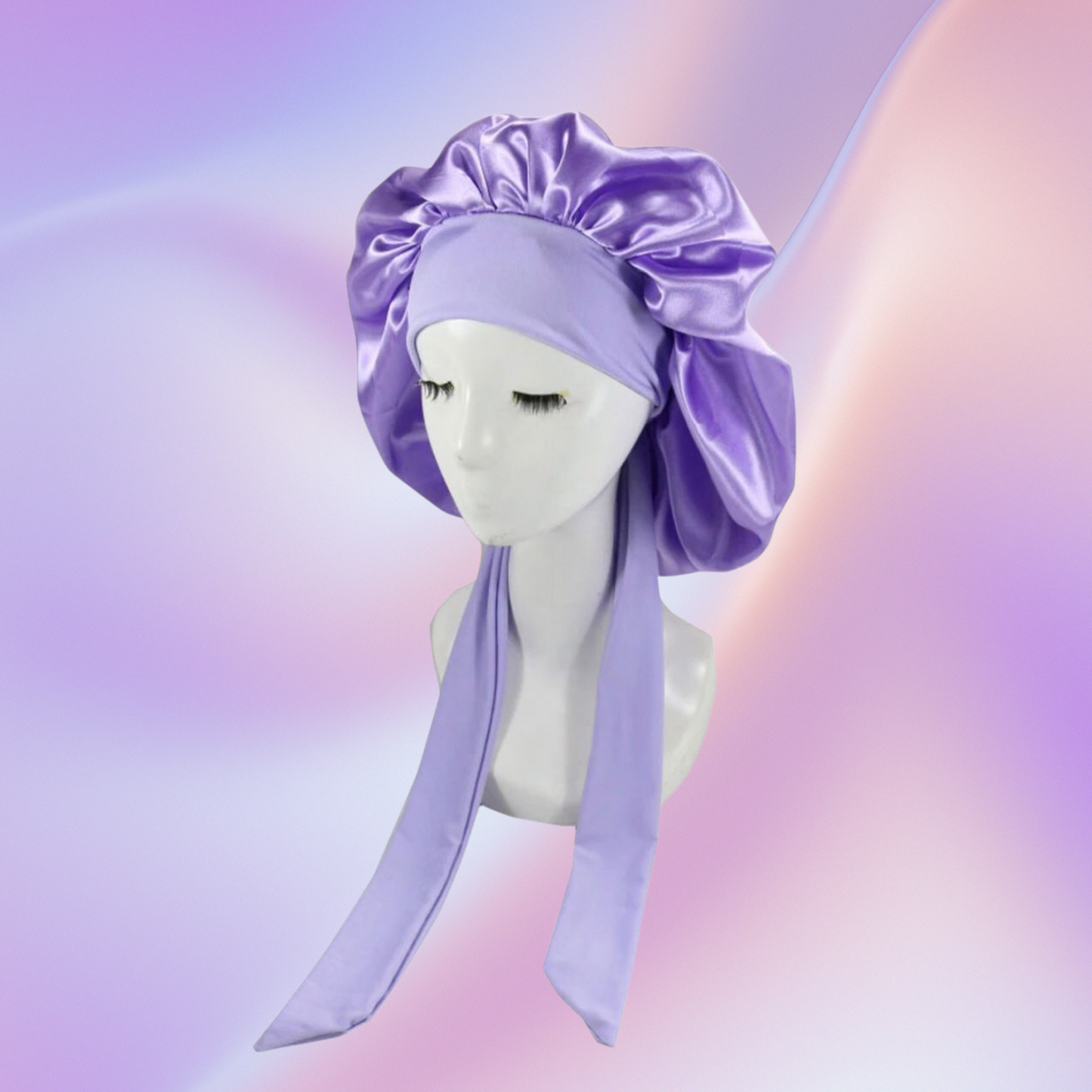 Love-killing satin bonnet